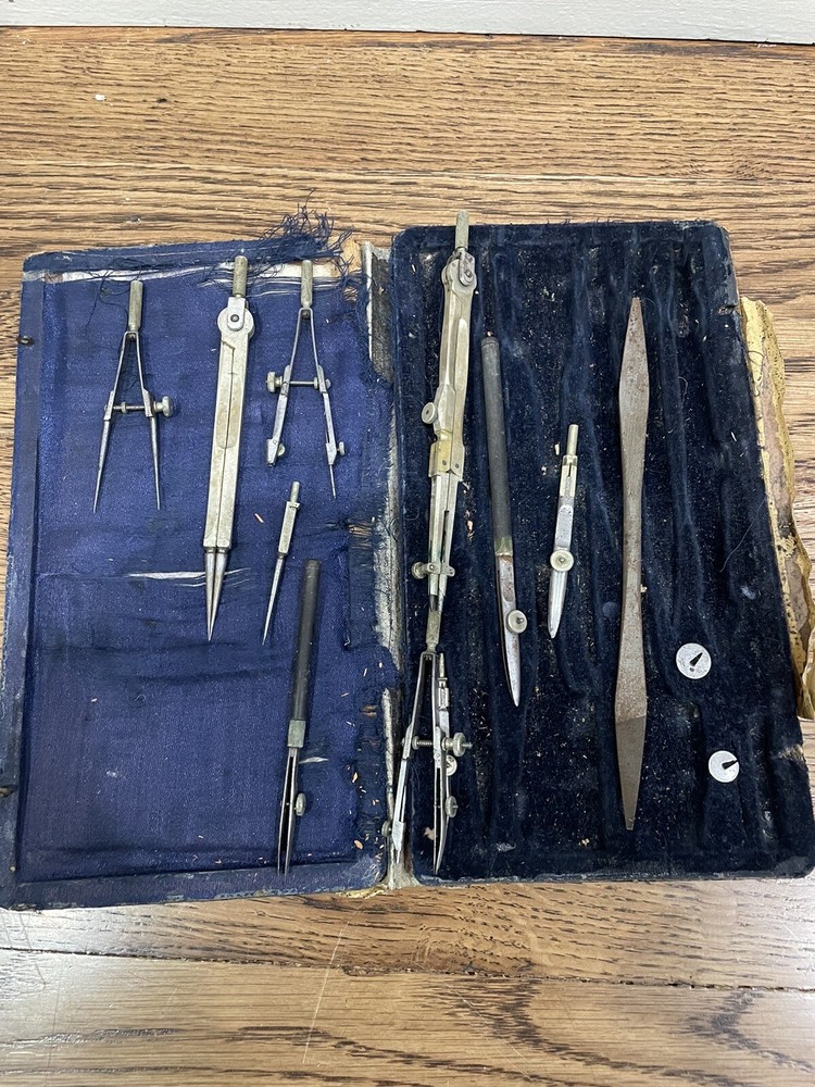 Vintage set of caliper divider tools