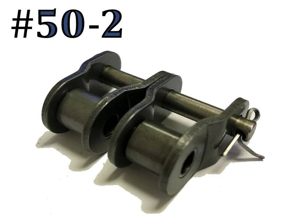 #50-2 DOUBLE ROLLER DUPLEX CHAIN OFFSET LINK *PACK OF 5* FAST