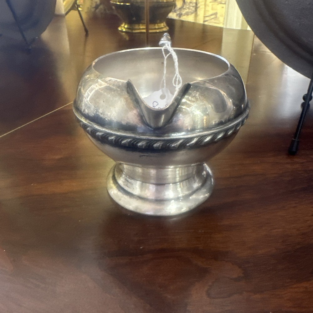 Vintage Sheridan Silver Co - Silver On Copper Creamer