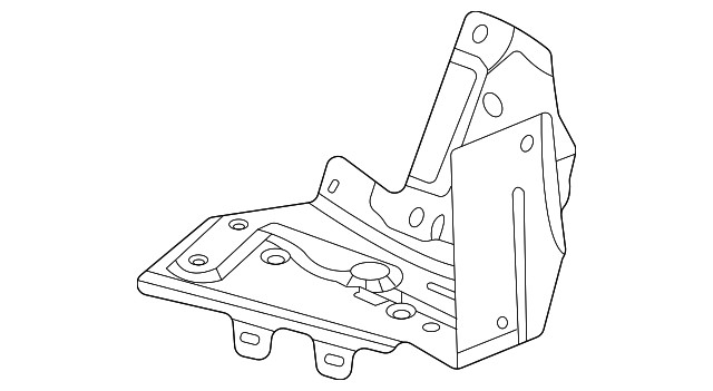 Genuine GM Radiator Support Splash Shield Bracket 84455536
