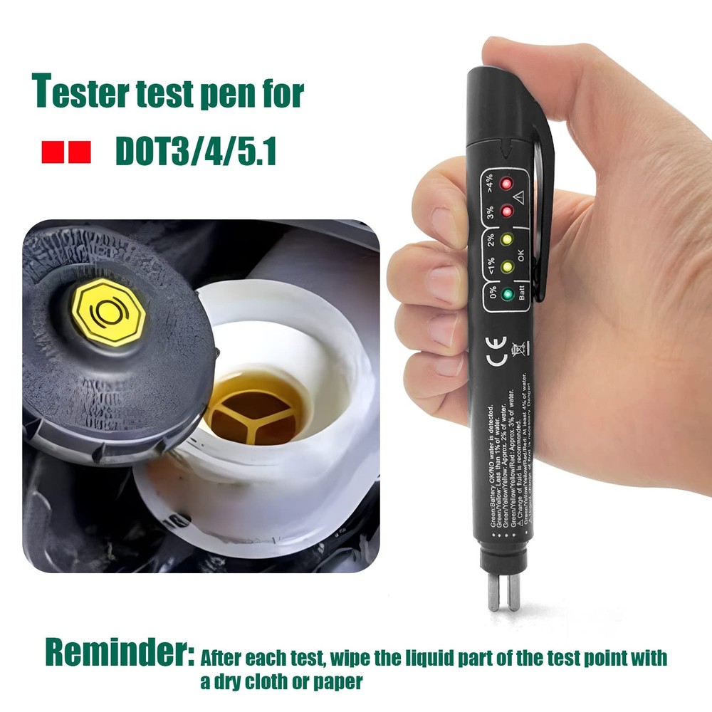 Brake Fluid Liquid Tester Auto Diagnostic Testing Tool Oil Moisture Analyzer