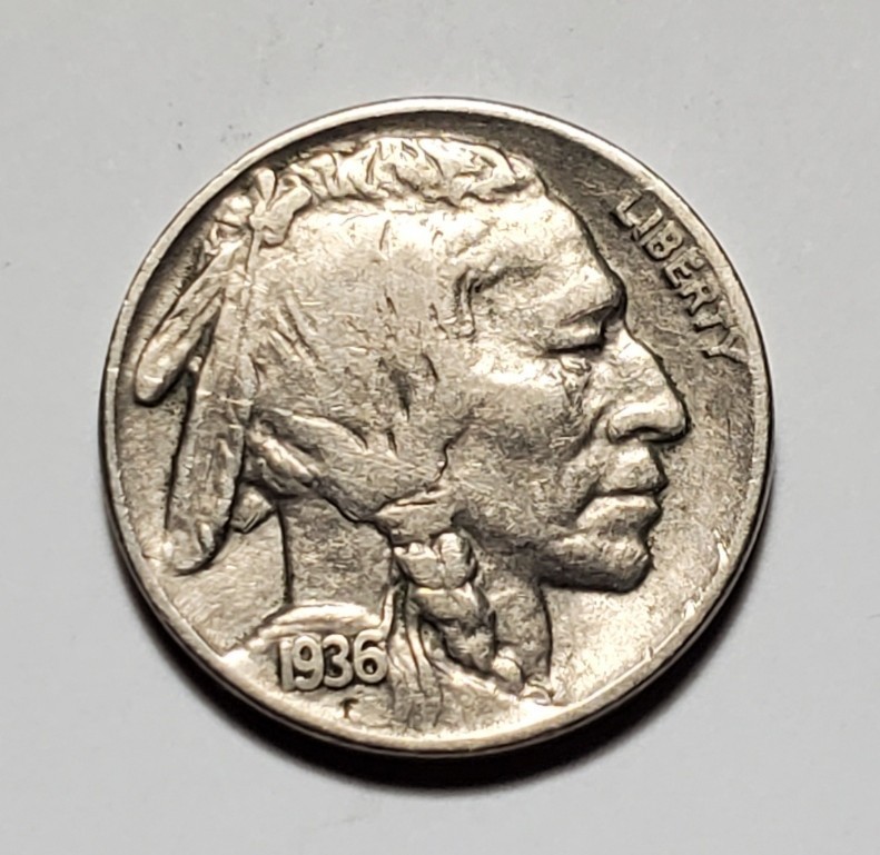 1936 P BUFFALO NICKEL #C9532