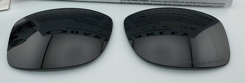 OAKLEY JUPITER SQUARED BLACK IRIDIUM POLARIZED AUTHENTIC REPLACEMENT LENSES 9135