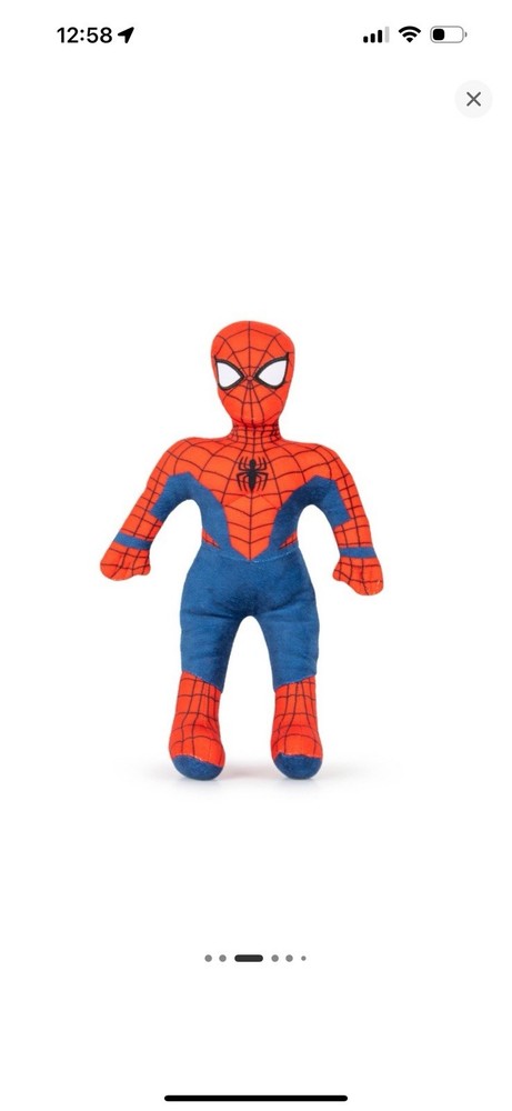 NWT Marvel Spider-Man Stuffed Doll And Throw Blanket With Tags Attached