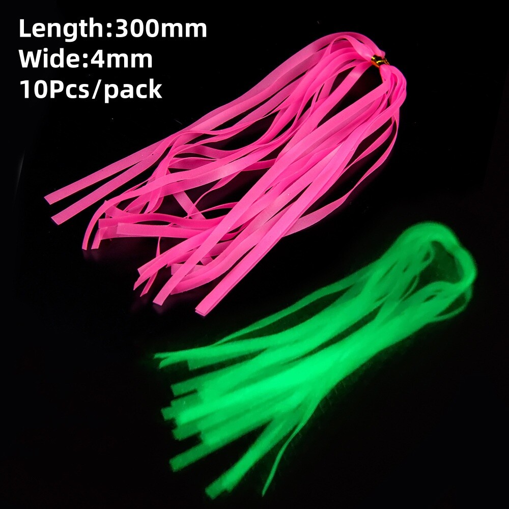 2pack Luminous Flash Tinsel Twisted Flashabou Fly Tying Assist Jig Hook Material