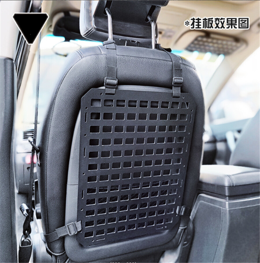 1X Universal Auto Car Seat Back Gun Rack Display Storage Tactical MOLLE Panel