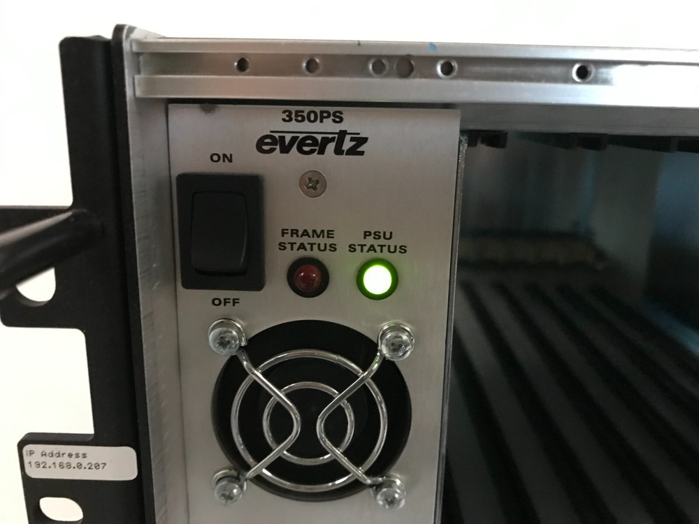 Evertz Model 350FR Multiframe 3U