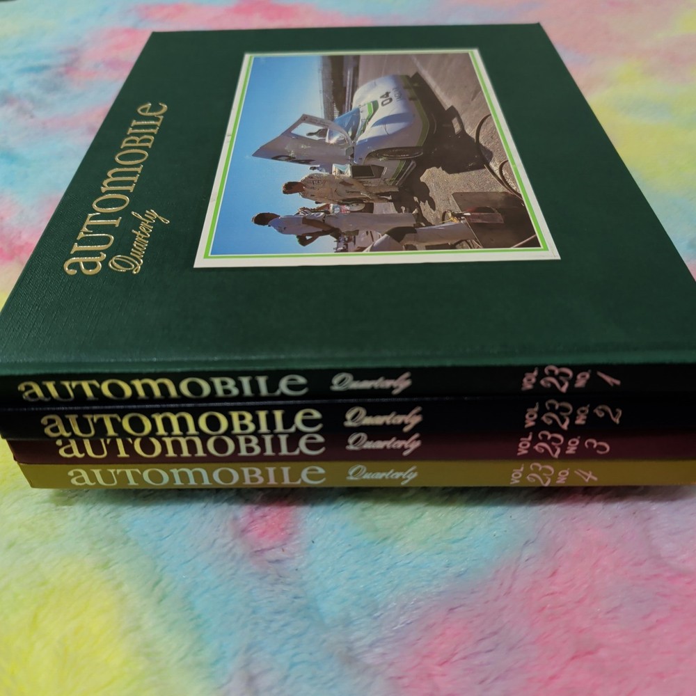 Automobile Quarterly 1985 Volume 23 Books Issues 1-4 Plus Inserts