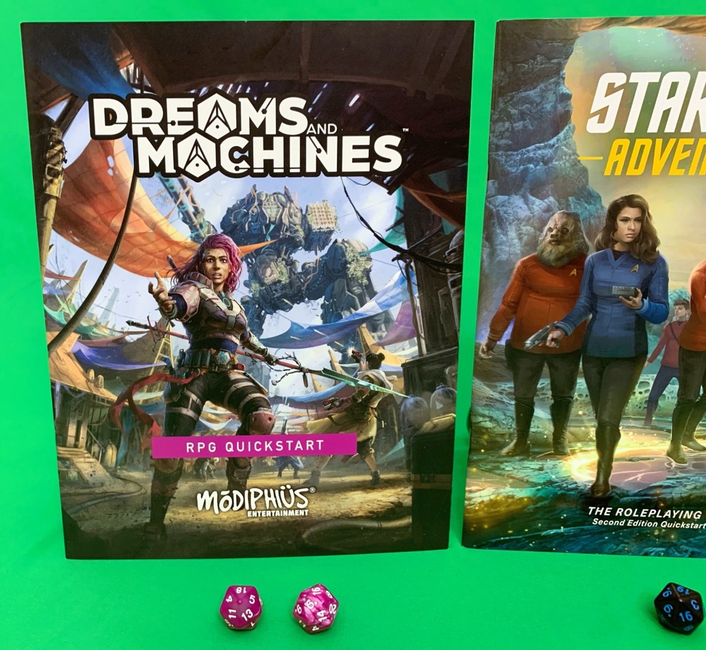 2D20 RPG Quickstart Bundle - Star Trek 2E, Dune, Dreams & Machines | Modiphius
