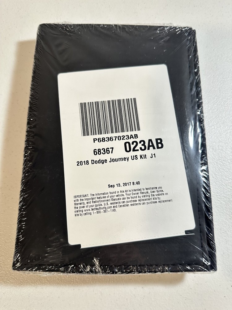 2018 Dodge Journey Owner's Manual Set