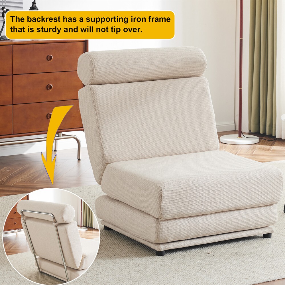 Convertible Sleeper Sofa Bed Floor Couch Single Sofa Chair Folding Sofa Bed