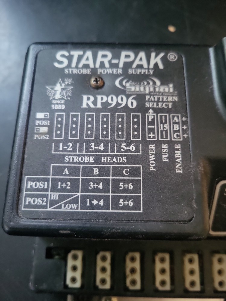 STAR-PAK RP996 STROBE POWER SUPPLY