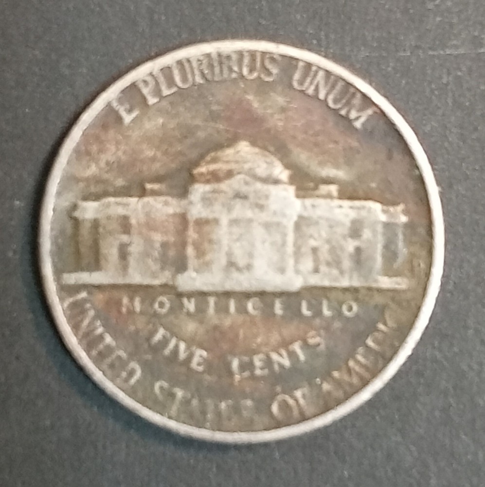 1954 D Jefferson 5 cent *Improperly Annealed Planchet*