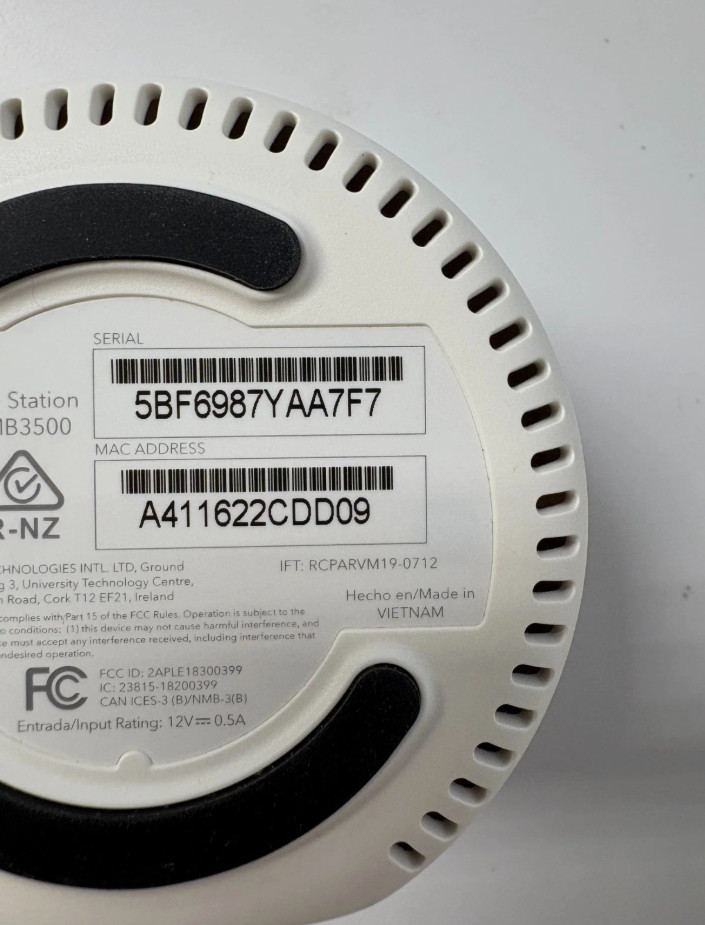 Netgear Arlo VMB3500 Base Station With Cords