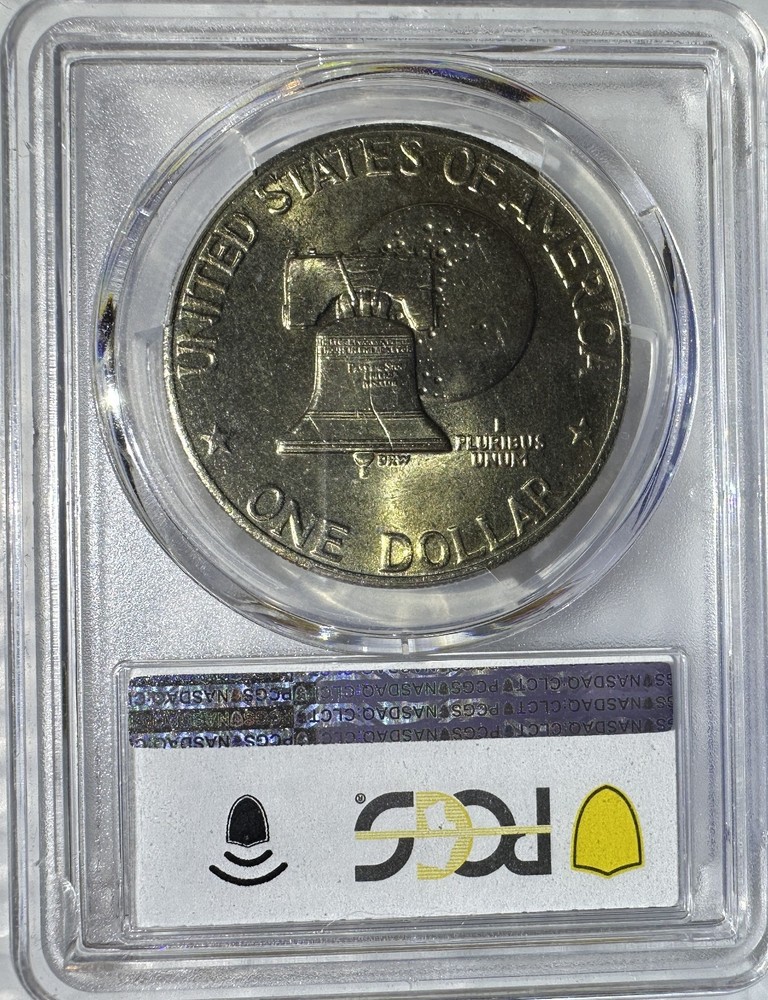 1976 Clad Eisenhower Dollar $1 Type 2 PCGS MS65 4745