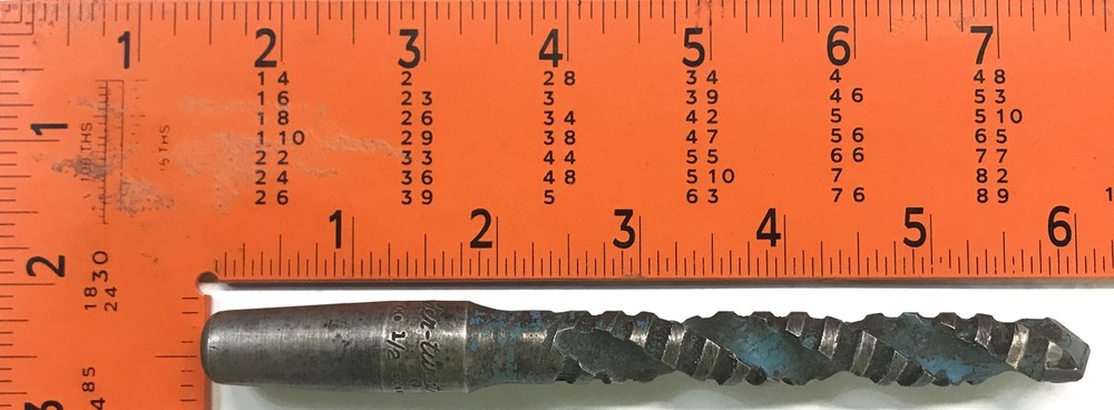Thunder-Twist Hammer Drill Bit 1/2" USED