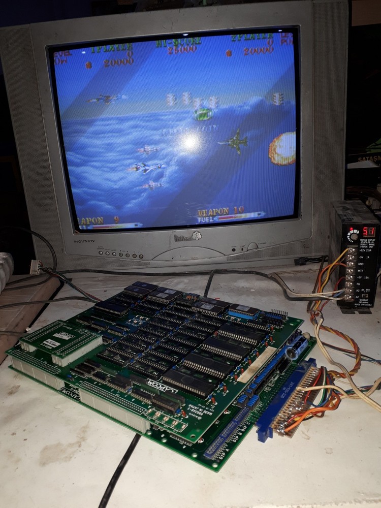 Carrier Air Wing ORJINAL CPS 1 - JAMMA PCB - WORKING
