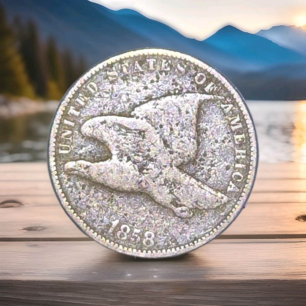 1858 Flying Eagle Cent - Final Year Issue - Philadelphia Mint