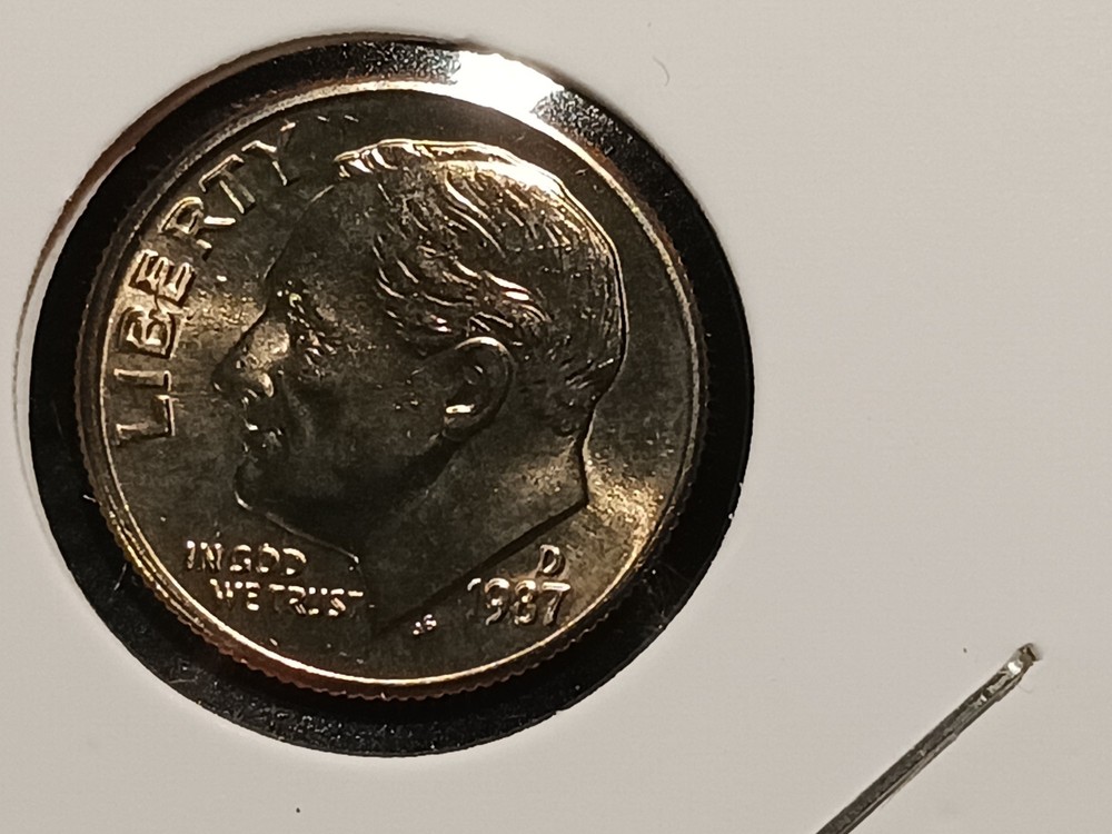 1987 D Roosevelt Dime BU