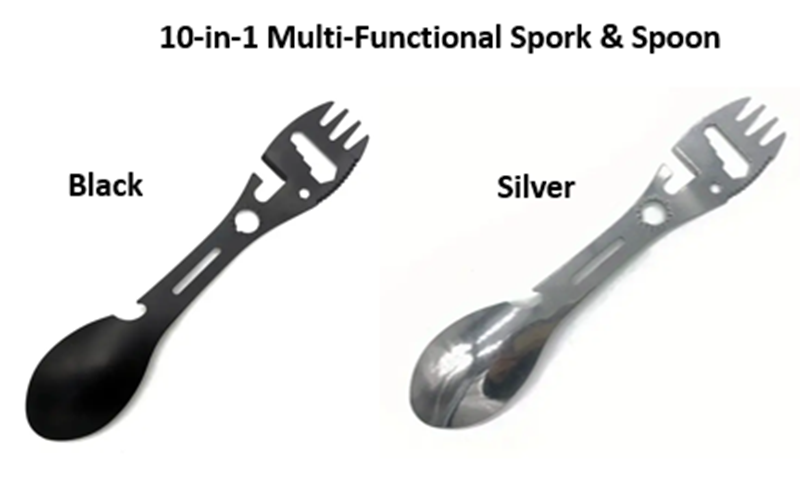 10-in-1 Multi-Functional Spork & Spoon