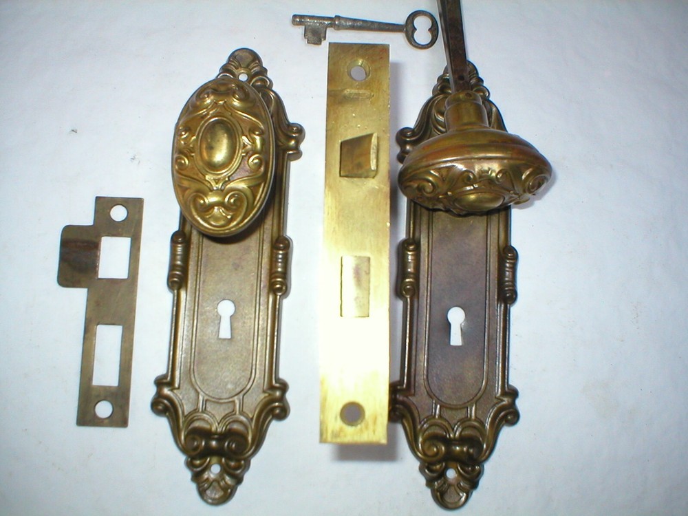 Antique Victorian Era Door Hardware