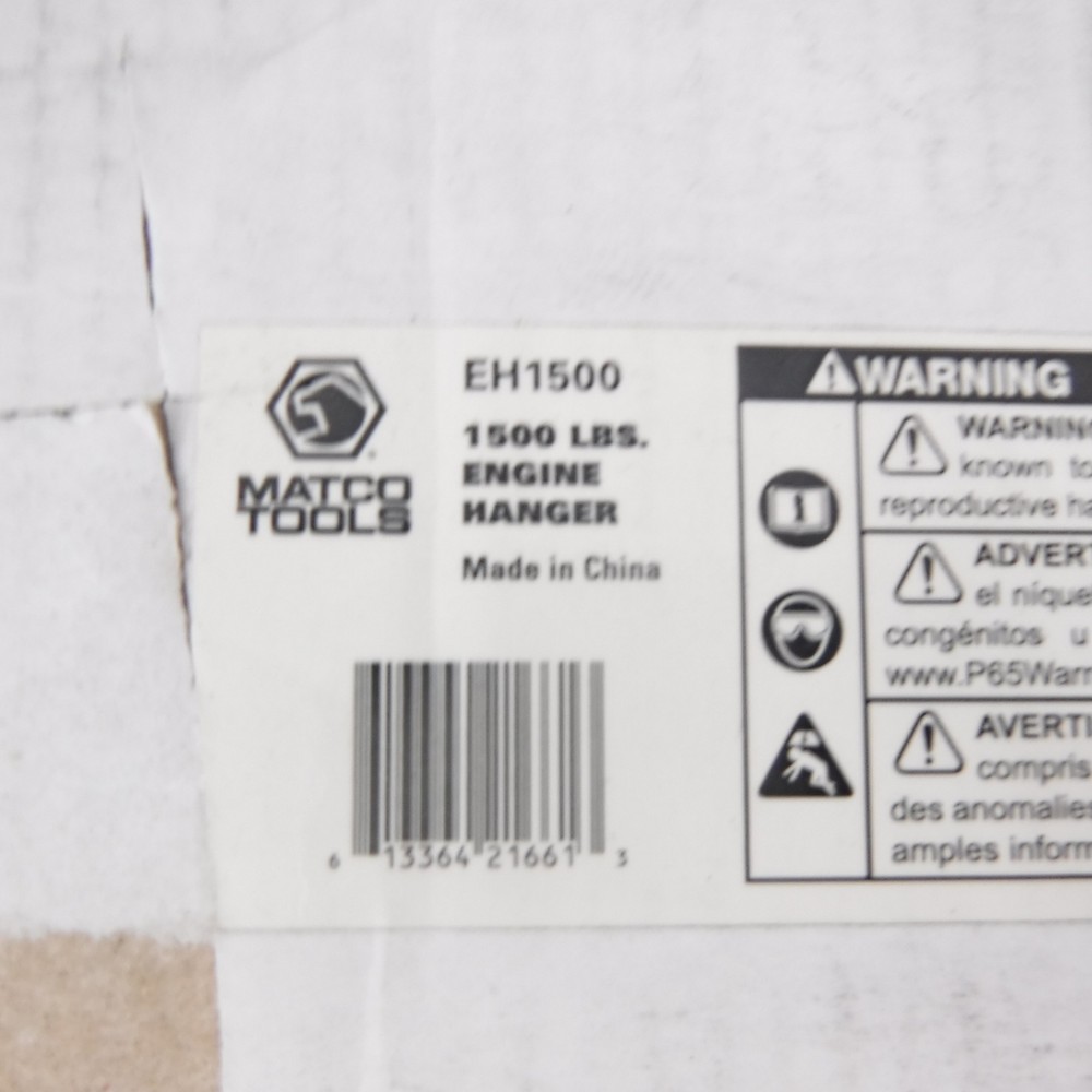MATCO Tools 1500Lbs 18"L Engine Hanger EH1500