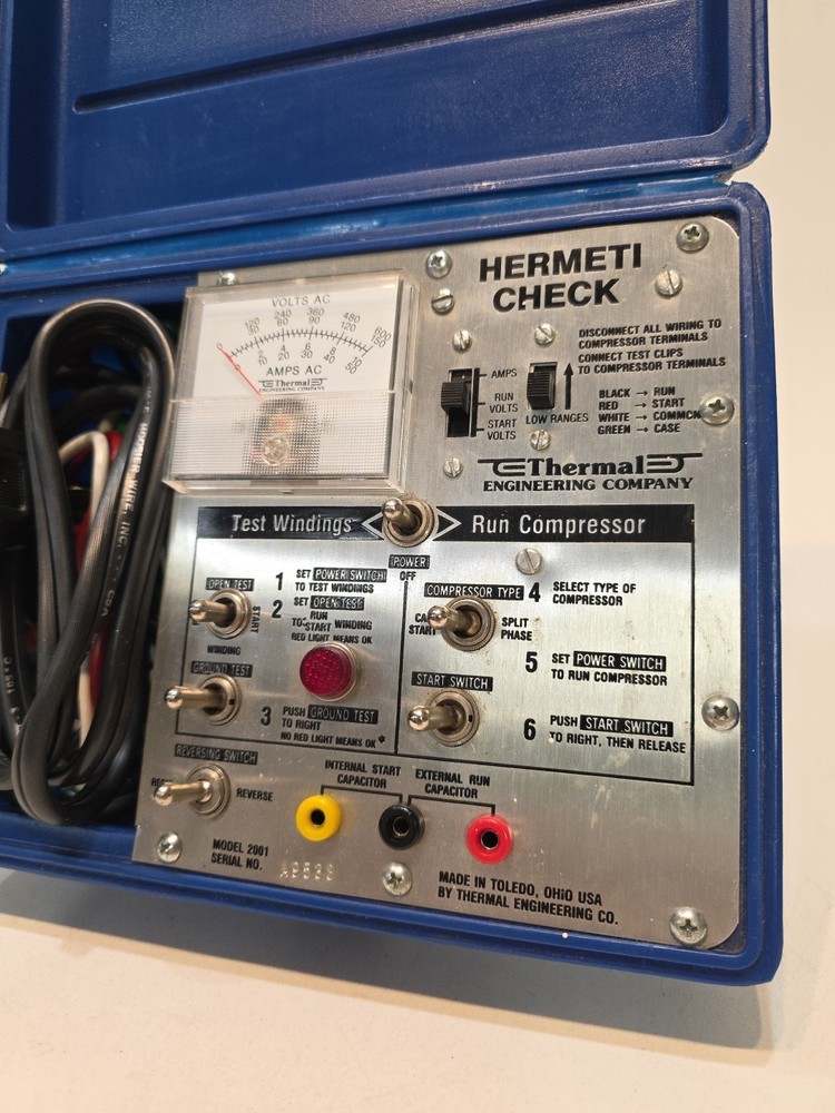 Thermal Engineering Hermeti Check model 2001 testing system