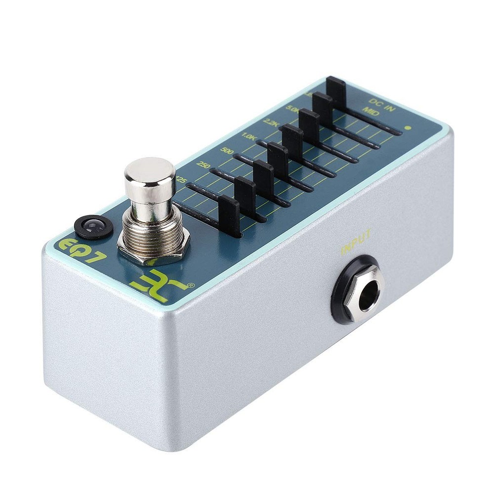 7 Band EQ Micro Guitar Effect Pedal With Graphic Equalizer