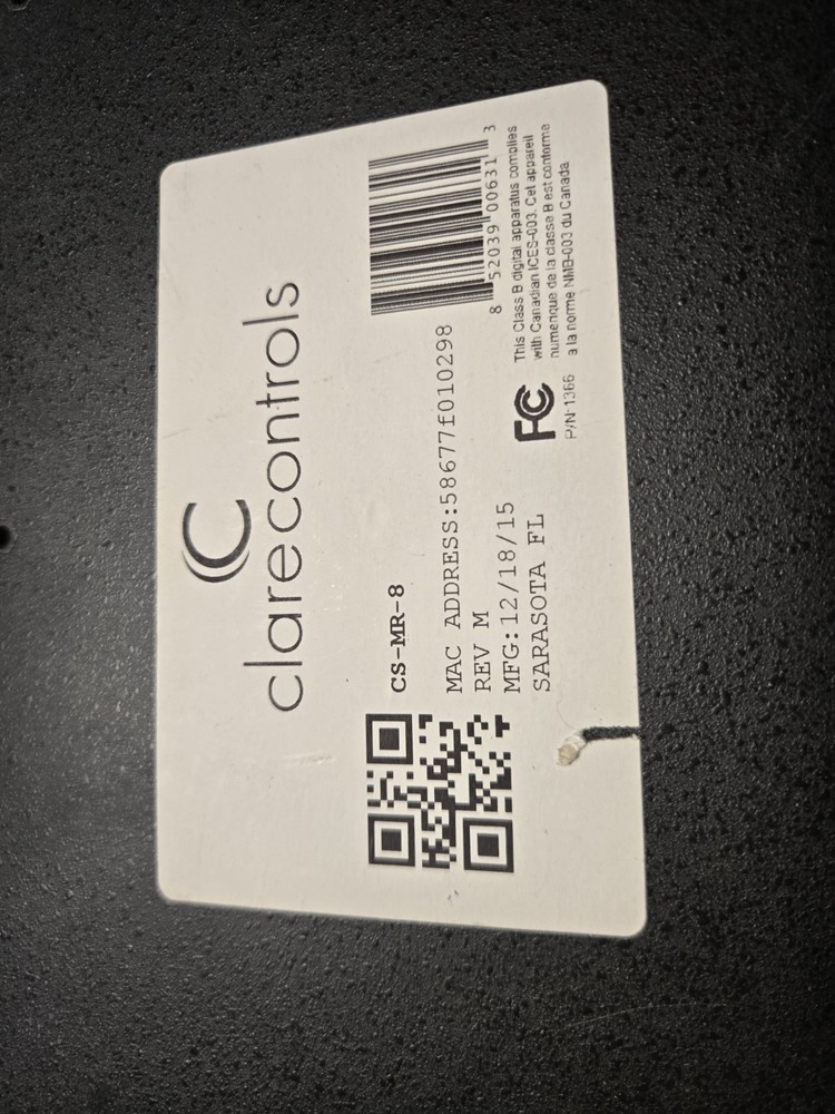 clare controls CS-MR-8
