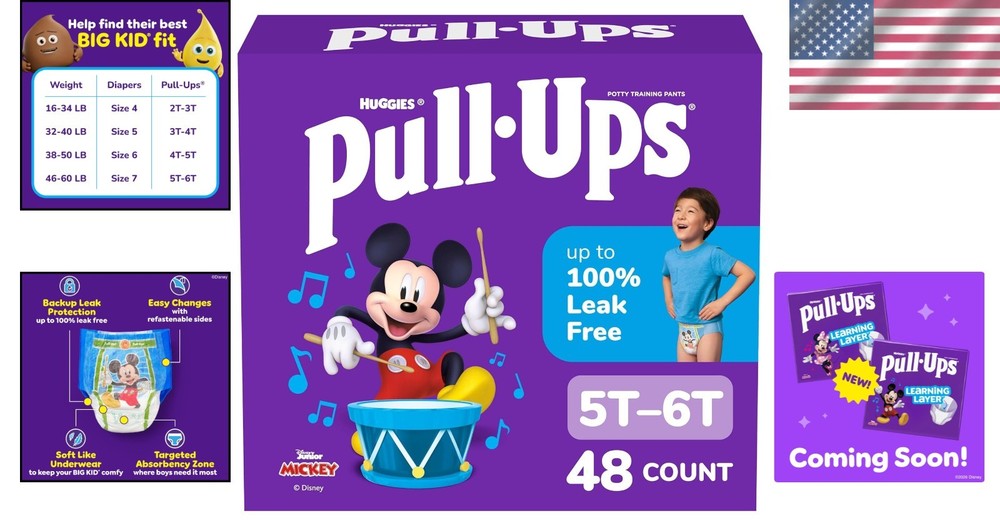 Boys' Potty Training Pants with Absorbency