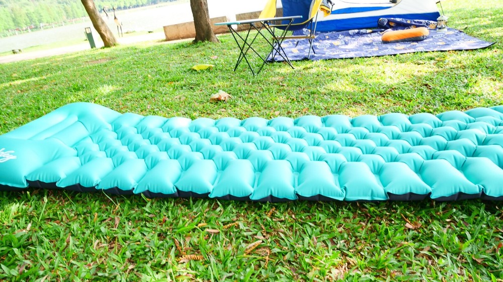 for Inflatable Camping Sleeping Pad Waterproof Sleeping Mat With Storage Bag