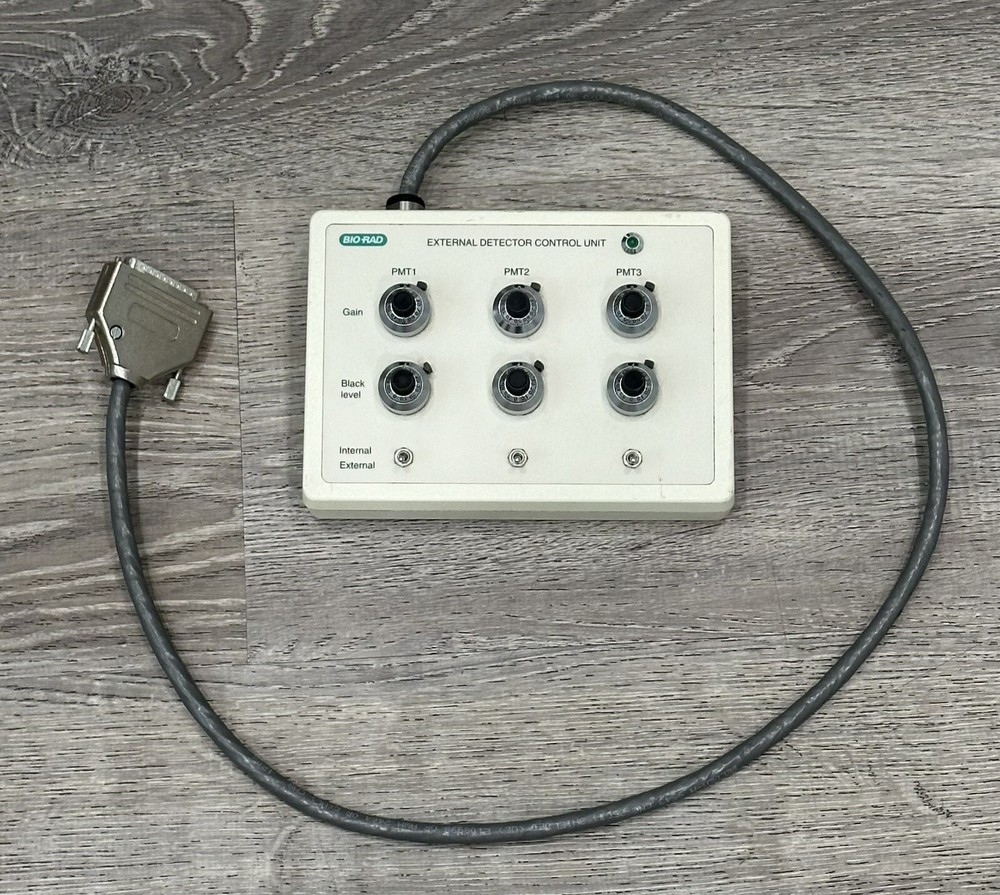Bio-Rad External Detector Control Unit - PMT1, PMT2, PMT3 Pre-Owned, Untested