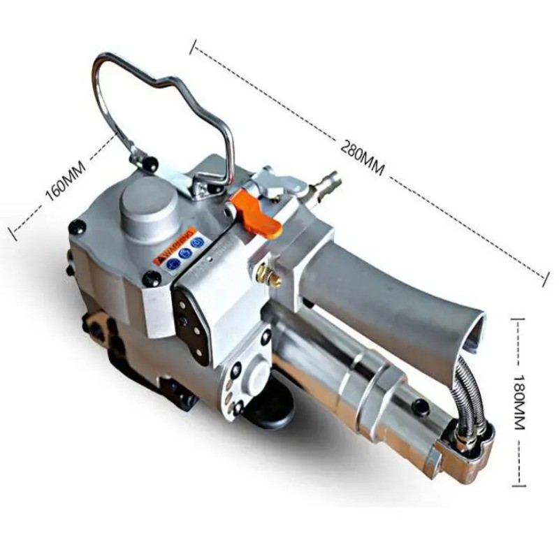 AQD131619 Pneumatic Strapping Tool Handheld Plastic Steel Strapping Tool