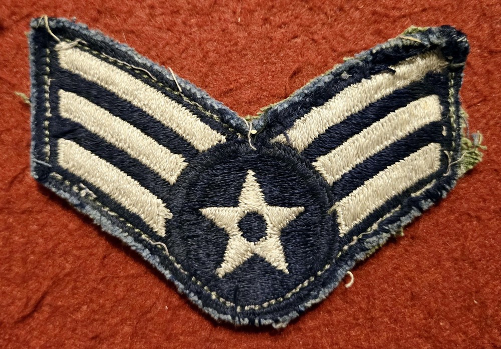 Off Uniform US Airforce USAF Airman 1ST Class SSI Rank Patch