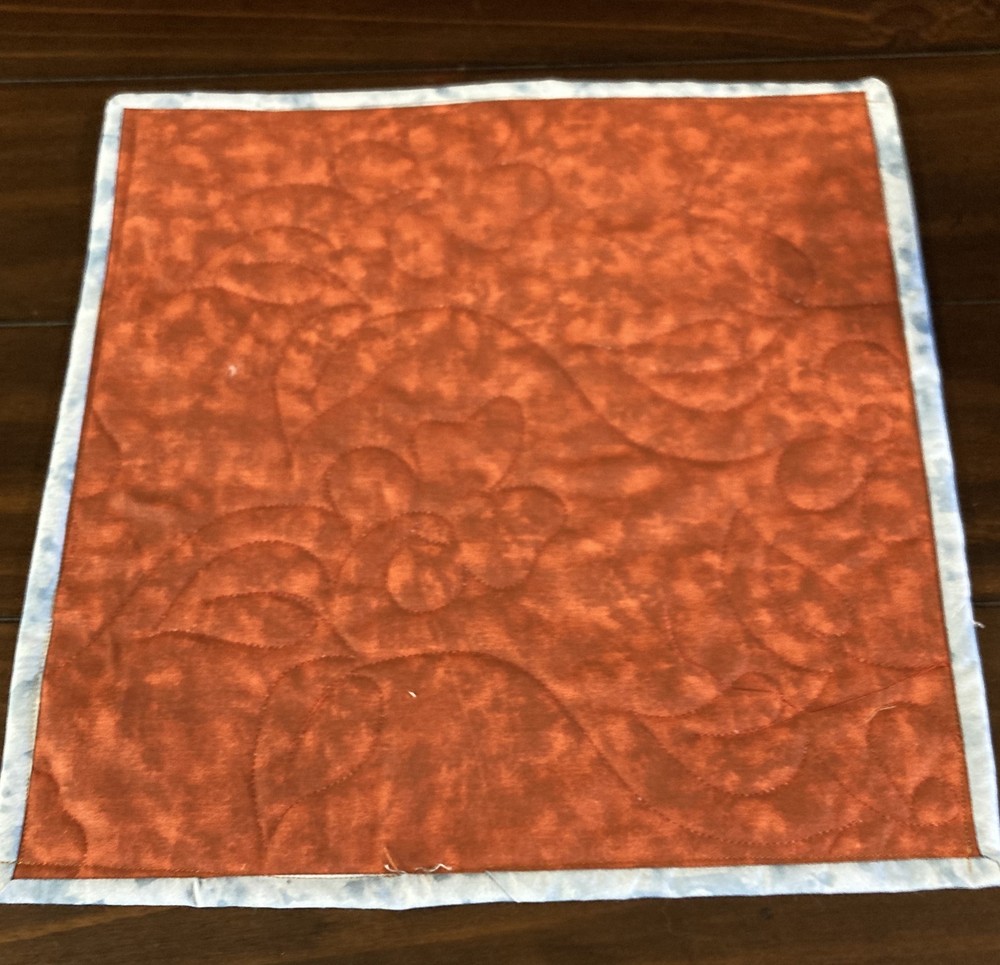 March Springtime Bunny Blossoms Quilted Table Topper