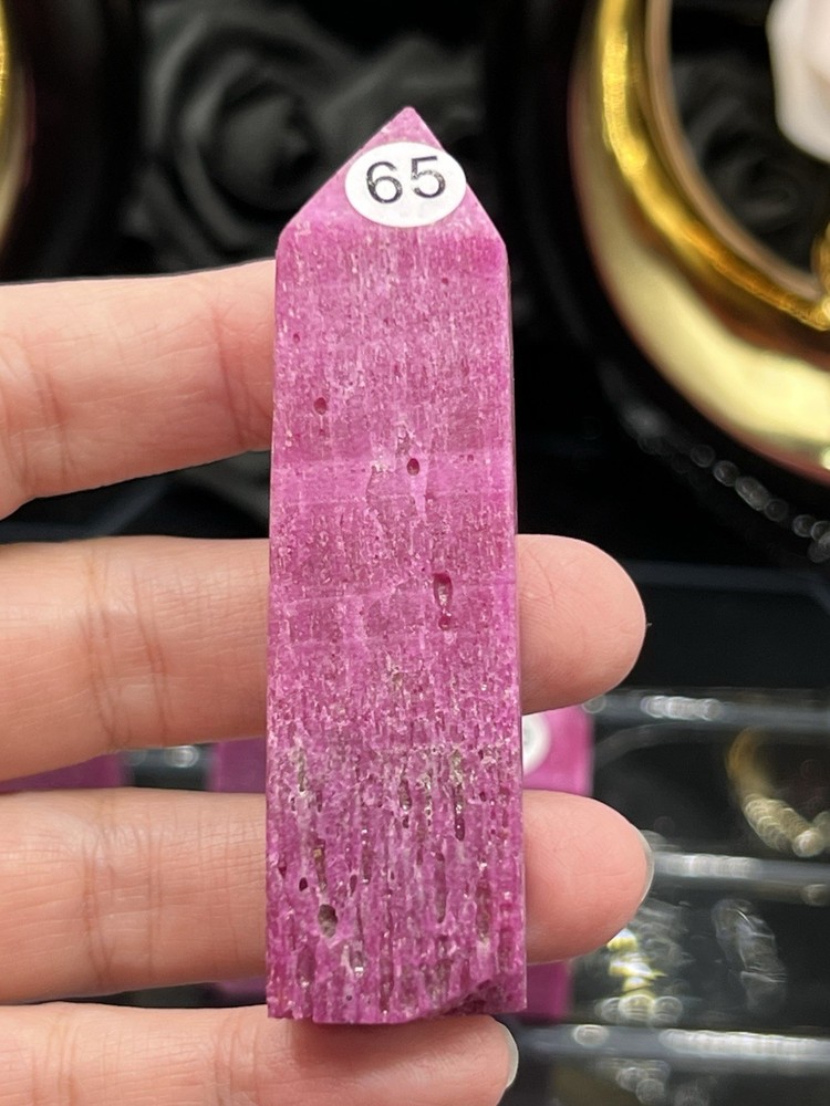 Honeycomb Ruby Uvreactive 4 sided Points Free shipping & Gift