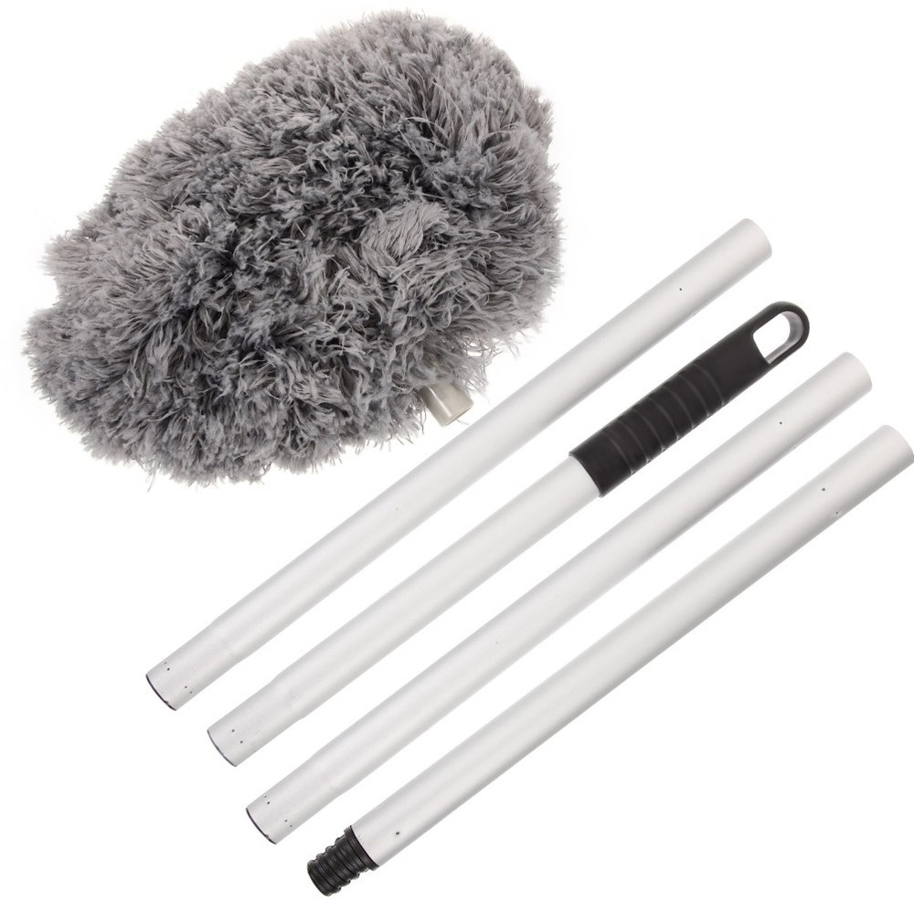 Extendable Cobweb Cleaning Duster Long Duster with Extension Pole
