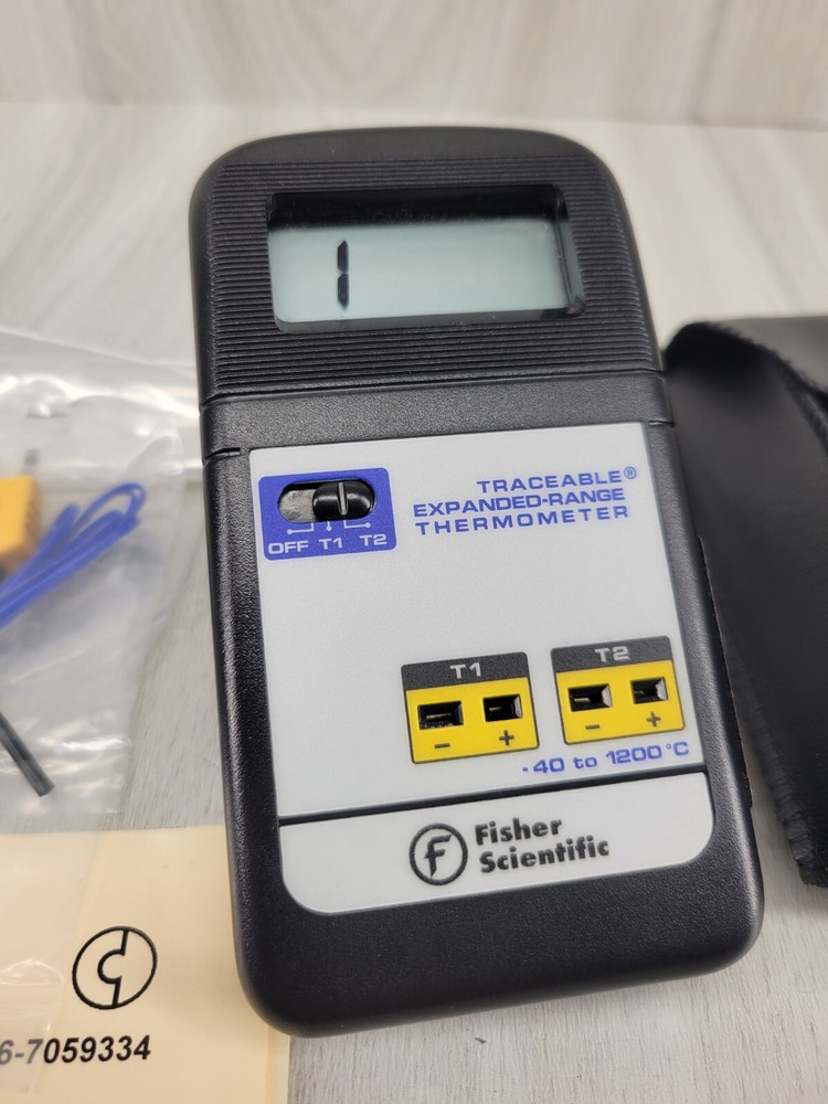 Fisher Scientific Traceable Expanded-Range Thermometer with Probe #2