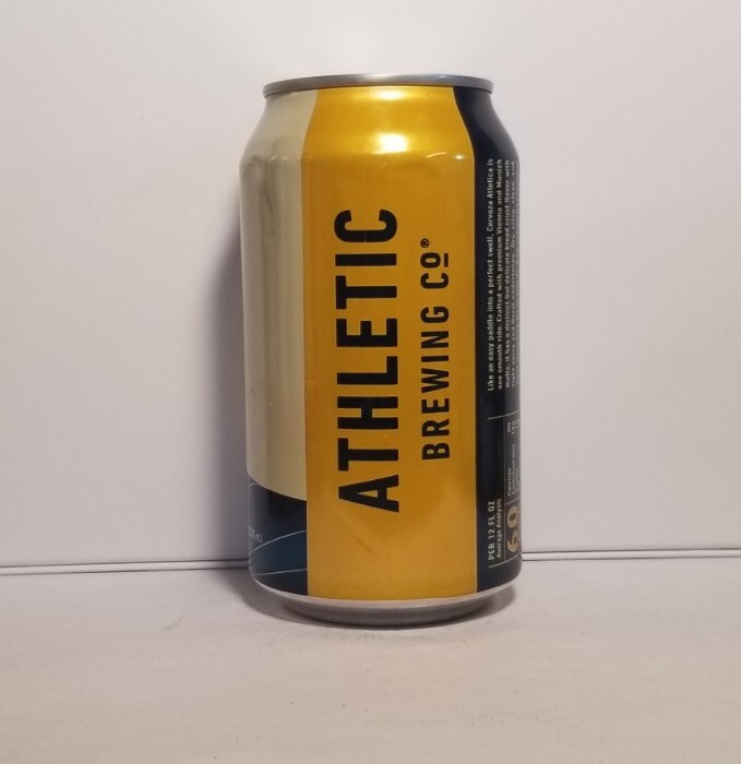 Athletic Brewing Co. Light Copper Bottom opened