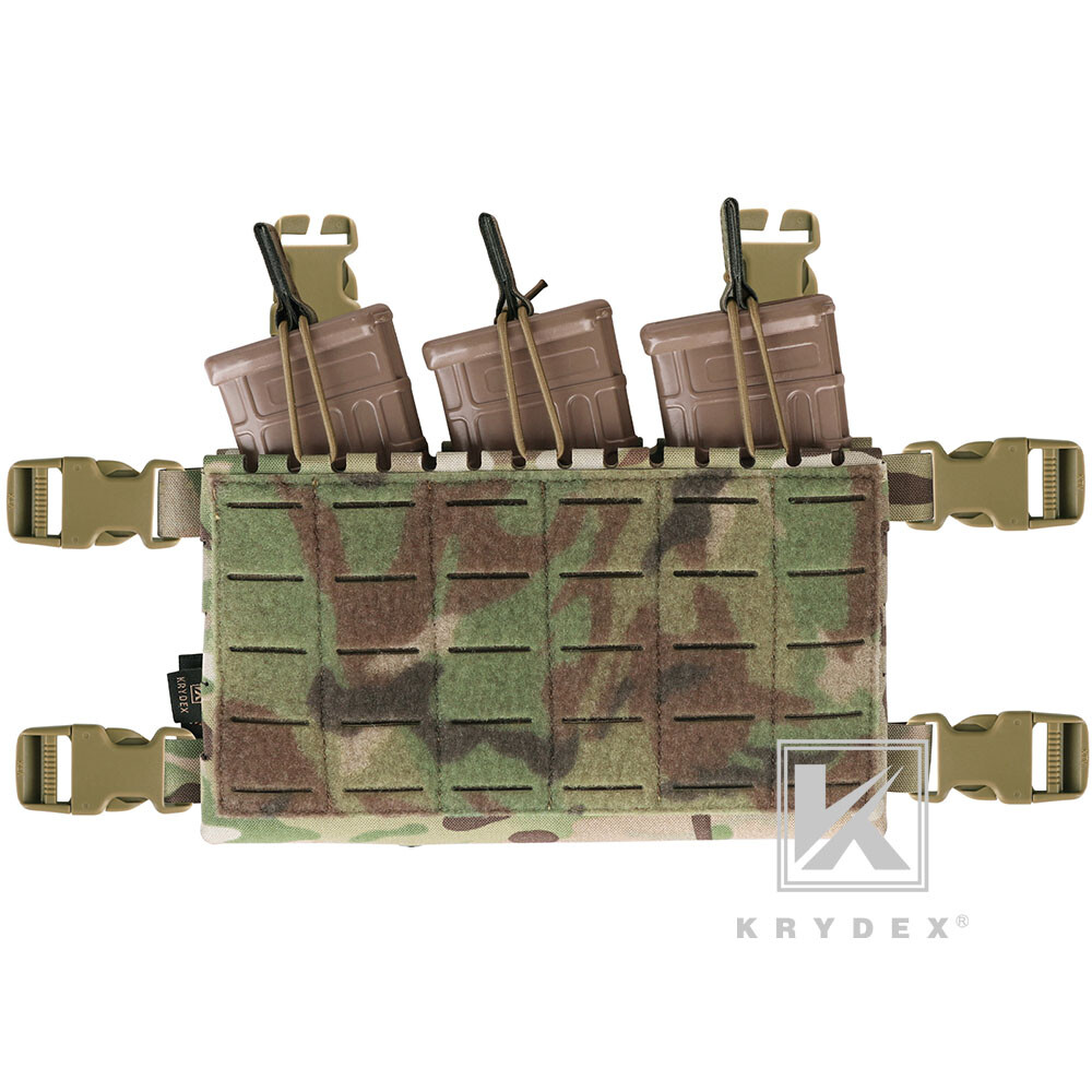 KRYDEX MK5 Tactical Placard Front Panel & Removable Buckle Laser Cut MOLLE
