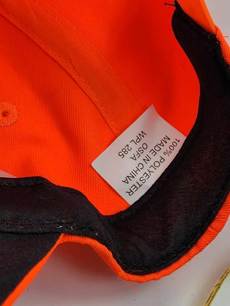 Paramount Outdoors Blaze Orange Hunting Hat Ball Cap - Adjustable Snapback