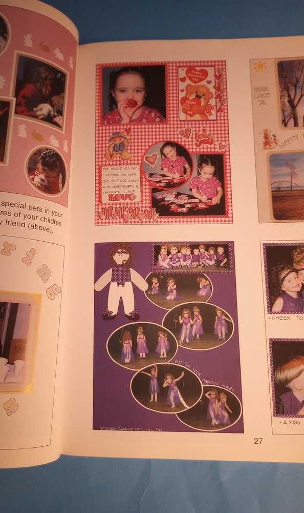 " 515 Scrapbooking Ideas" Paperback Craft Book