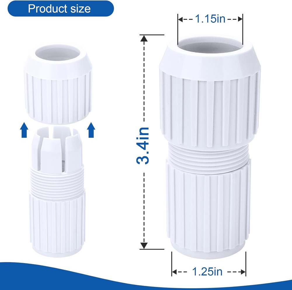 Pool Telescoping Pole Cam Lock Replacement 2Pc, EZ Lock Cam for Telescopic