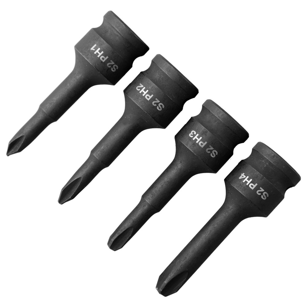 Versatile Socket Adapter Head PH1 PH2 PH3 PH4 3/8 Inch for Hexagon Socket