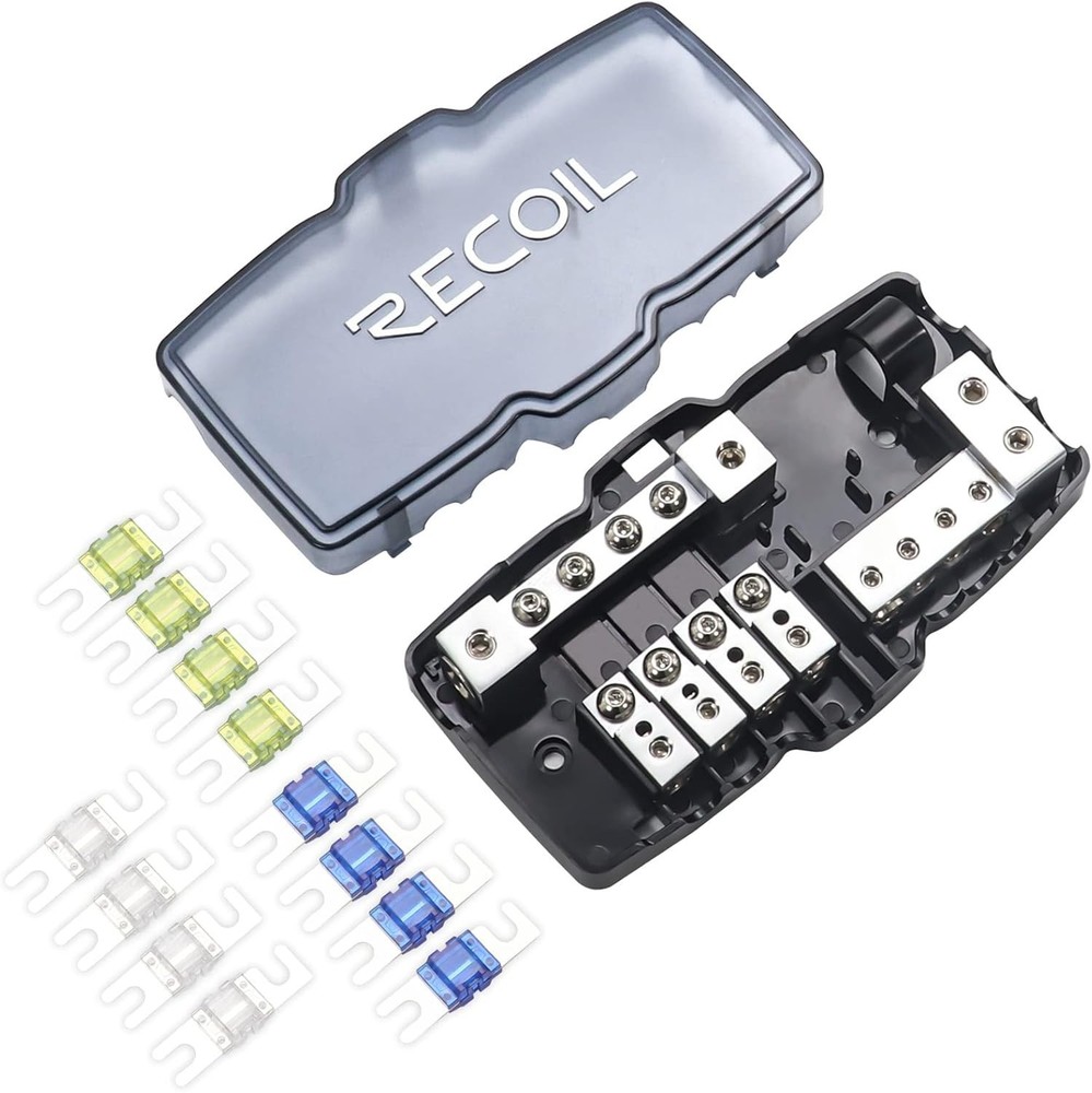 Versatile Fused Power Distribution Block for Both Positive & Negative Inputs