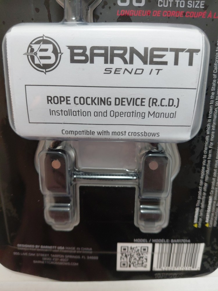 Barnett Rope Cocking Device - Black - BAR17014