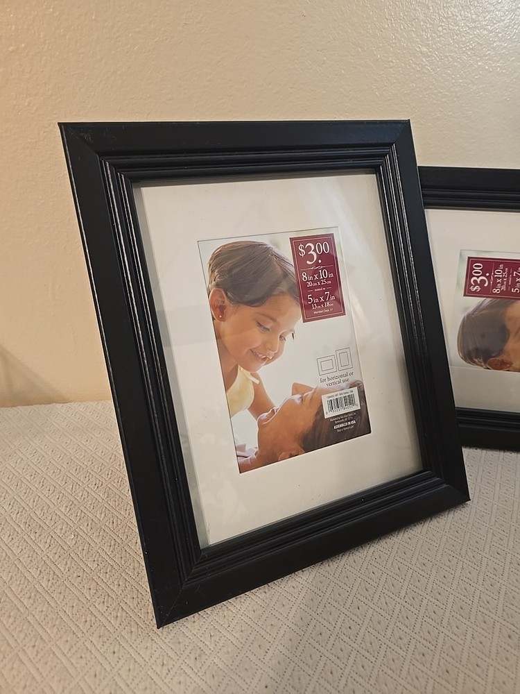 Frames 8x10 Set of Two Black