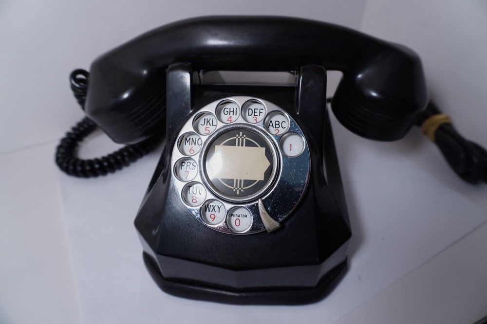 Original AUTOMATIC ELECTRIC BAKELITE A/E 40 Phone in Good Cond. & Tested Working