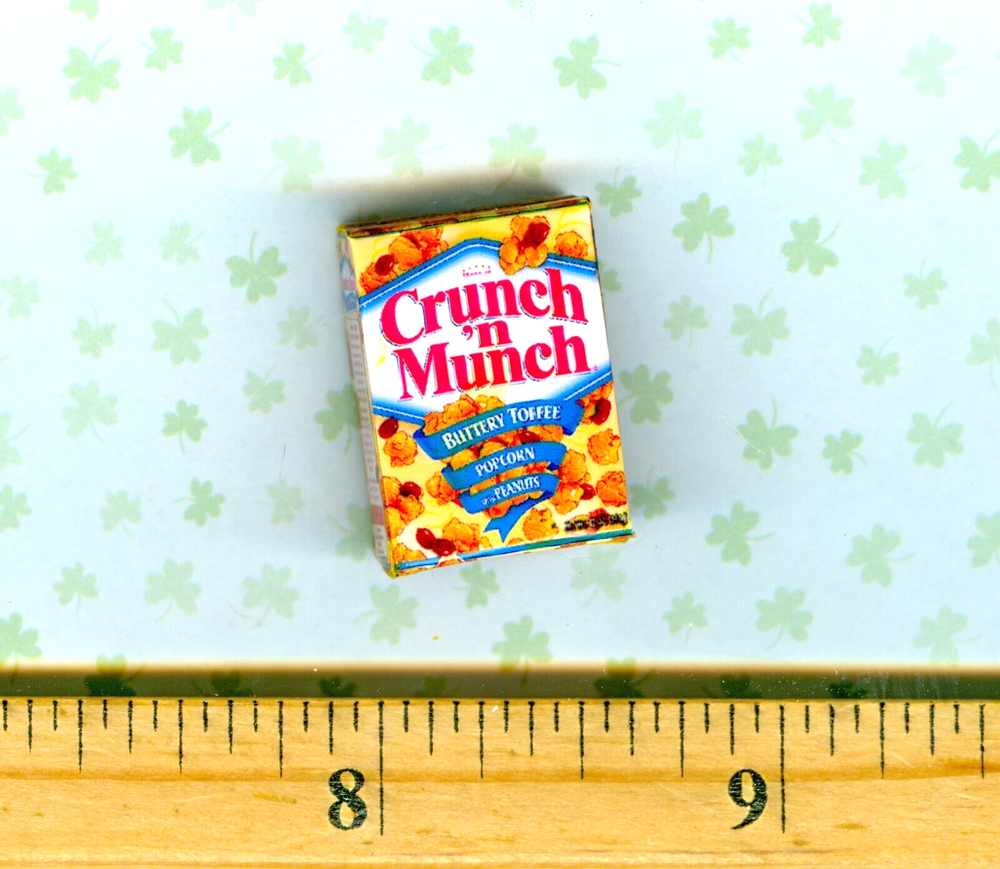 DOLLHOUSE MINIATURE Size Crunchy Popcorn Box