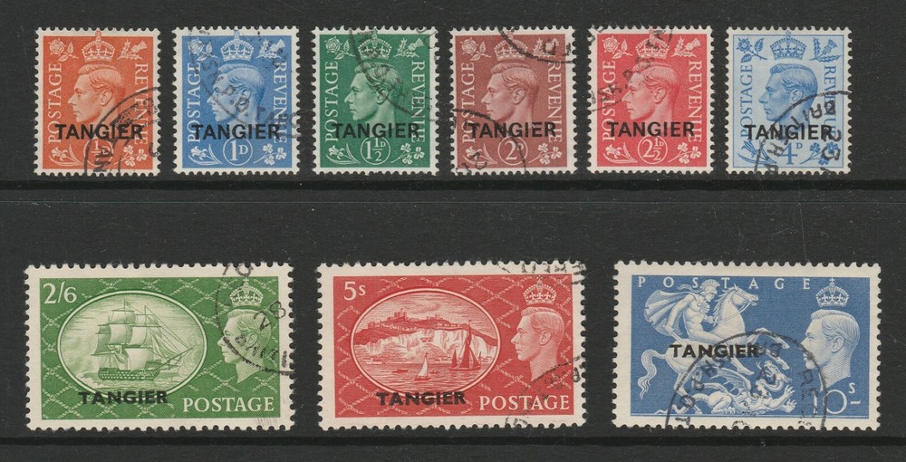 Tangier 1950 Complete set SG 280-288 Fine used.